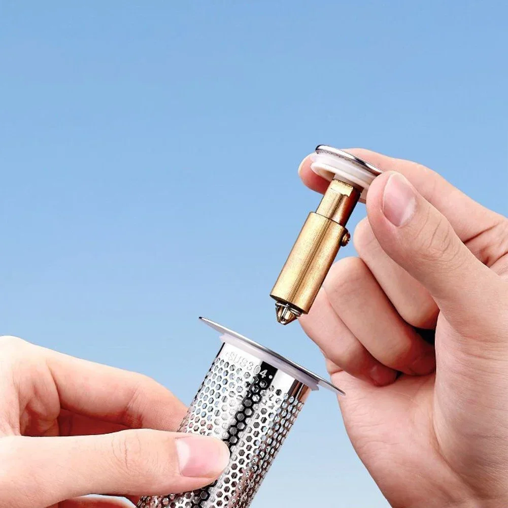 Scratch Resistant and Easy to Clean Sink Aid Stainless Steel Kitchen Drain Strainer Water Sealing Sink Stopper