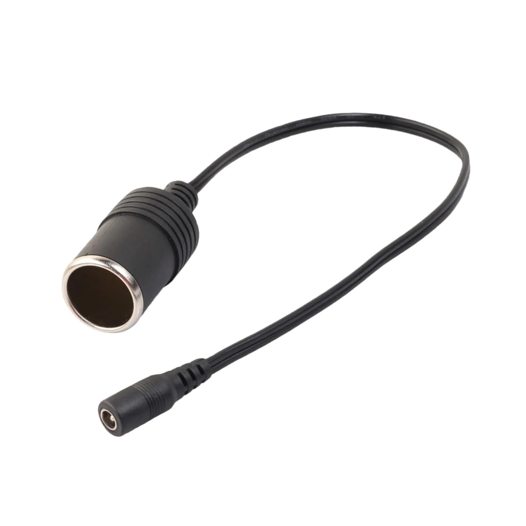 Female Cigarette Lighter Adapter 10A Car Socket Plug Connector Copper Core PVC for Mobile Vacuum