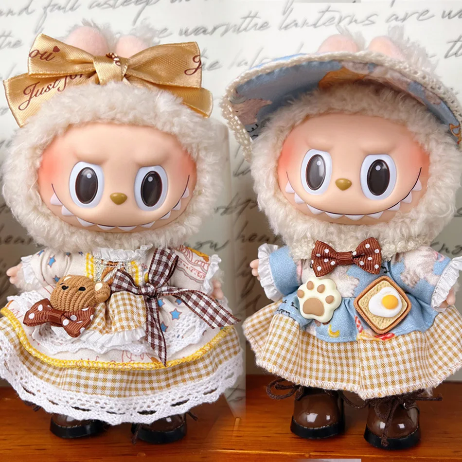 15/17 سنتيمتر Labubu الملابس مجموعة ملابس عالية الجودة مجموعة ل Labubu V1/V2 أفخم القطن إكسسوارات دمي الملبس هدية الساخن في المخزون #2
