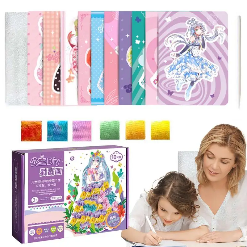 

Princess Sticker Book Make Your Own Princess Stickers Make Your Own Princess Stickers Hand-Made DIY Fun Children's Painting For