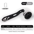 black silver 7x4mm