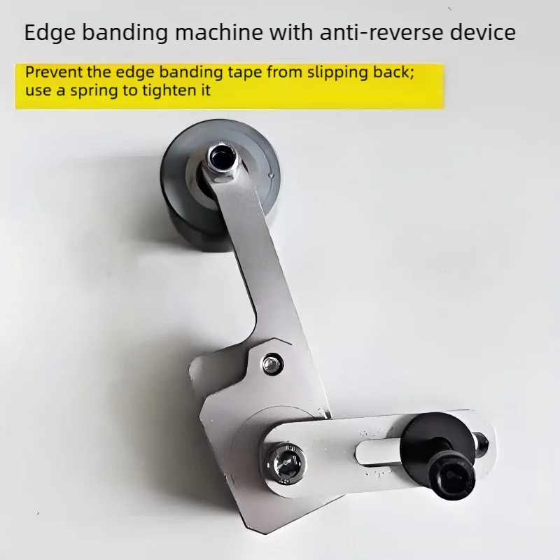 Spring Edge Banding Tape Tensioner Anti Backfeed Drill-free Auxiliary Feed Roller Woodworking Parts for KDT Xianda