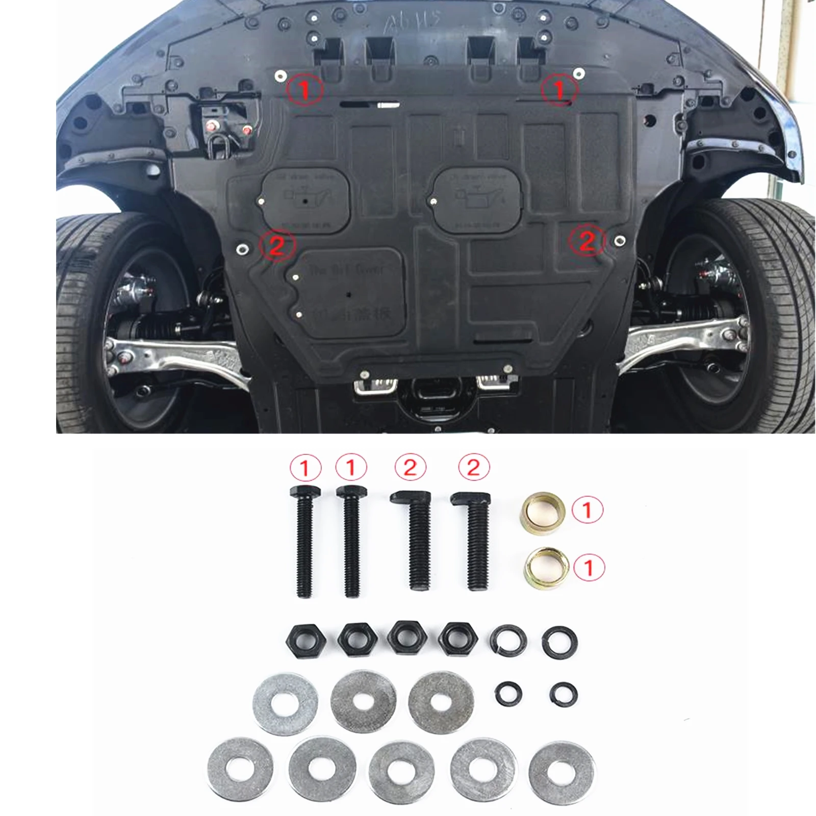 Mud Fender Guard Plate Under Engine Mudflap Splash Shield Cover Splasher Board For Honda Accord 10th Gen 2018 2019 2020