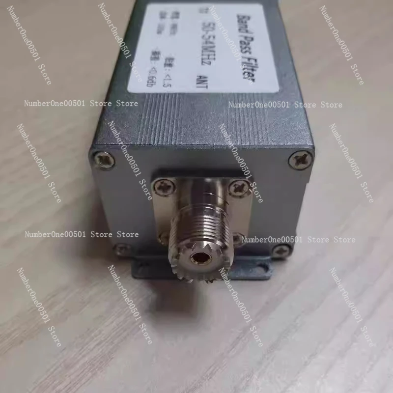 50MHz To 54MHz Bandpass Filter BPF 100 Watt Power Capacity M Base Interface Suitable for 6 Meter Band Communication Systems