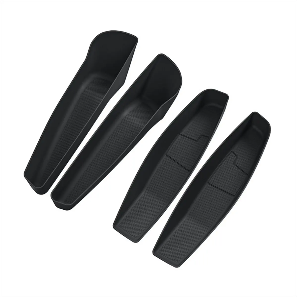 Super Sale Car Door Side Storage Box for Tesla Model Y Juniper 2025 Front Rear Door Handle Slot Tray Car Interior Accessories