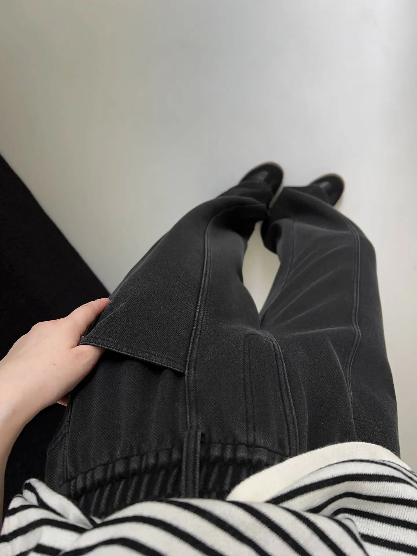 Wide Leg Pants Tassel Elastic Waist Straight Womens Summer Spliced Elasticated Chic Ins Style Social Clubbing Quick-Drying Modal