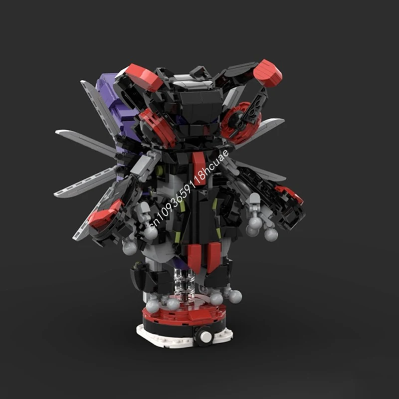 

1023 шт. MOC Mewtwoss, бронированная версия 2019 года, строительные блоки Brickheadz, рождественский подарок, витрина, готовый проект «сделай сам», идеально подходит для Exhibi