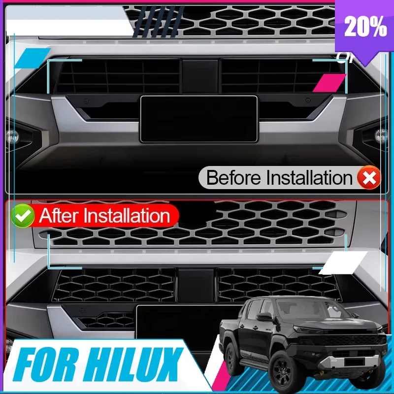 bomp-per-toyota-hilux-hil-sr5-rugged-x-2026-copertura-griglia-anteriore-inferiore-protezione-antigraffio-accessori-esterni-auto