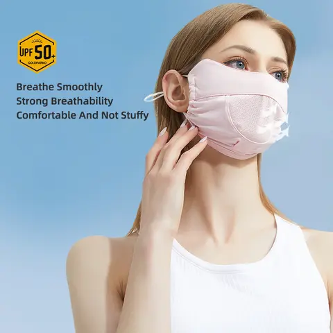 1PC KUPOSS 자외선 차단 사이클링 마스크 풀 페이스 자외선 방지 워셔블 마스크 재사용 가능한 통기성 멋진 남성과 여성 마스크