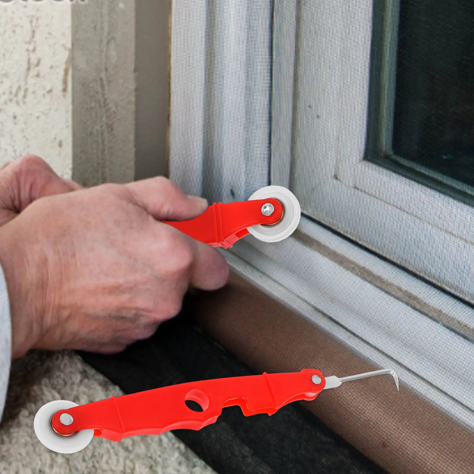 1set-screen-replacement-kit-ergonomic-spline-tool-set-for-window-screen-repair-mesh-installation-flat-spline-rolling-tool