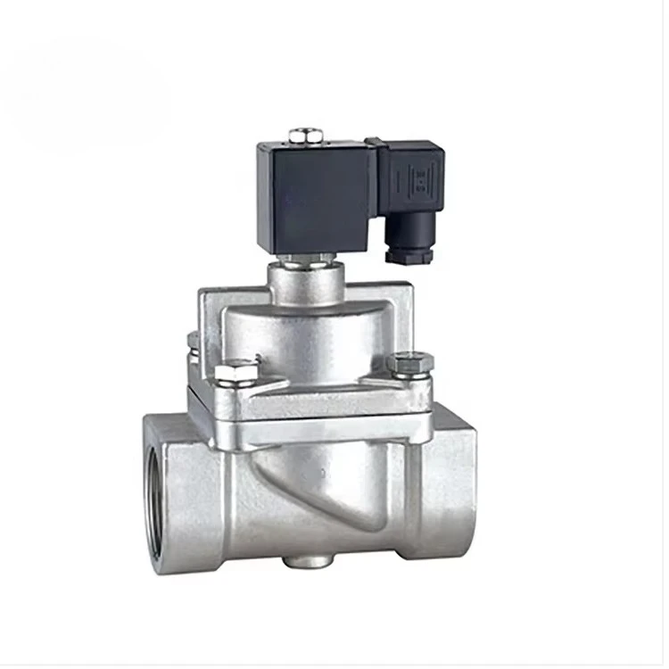 Manufacturer Wholesale 24V 110V 220V Stainless Steel 304/316 High Pressure Control Solenoid Valve OEM