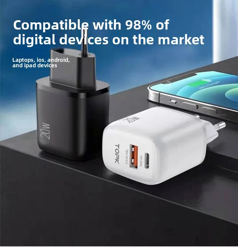 USB C Charger 20W 30W 45W GaN Type C PD Fast Charging For iPhone 14 13 12 11 Pro Max XS 8 P For iPad Pro Air iPad Mini
