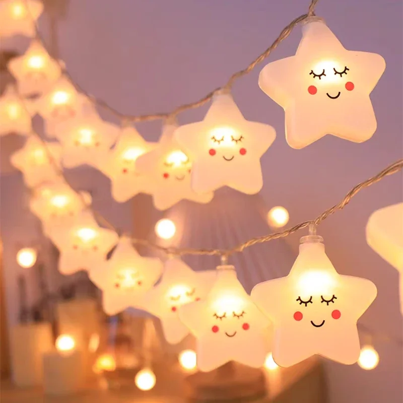 LED String Light USB/Battery Powered Star Garland Lamp Living Room Outdoor Garden Camping Wedding Christmas Party Decoration