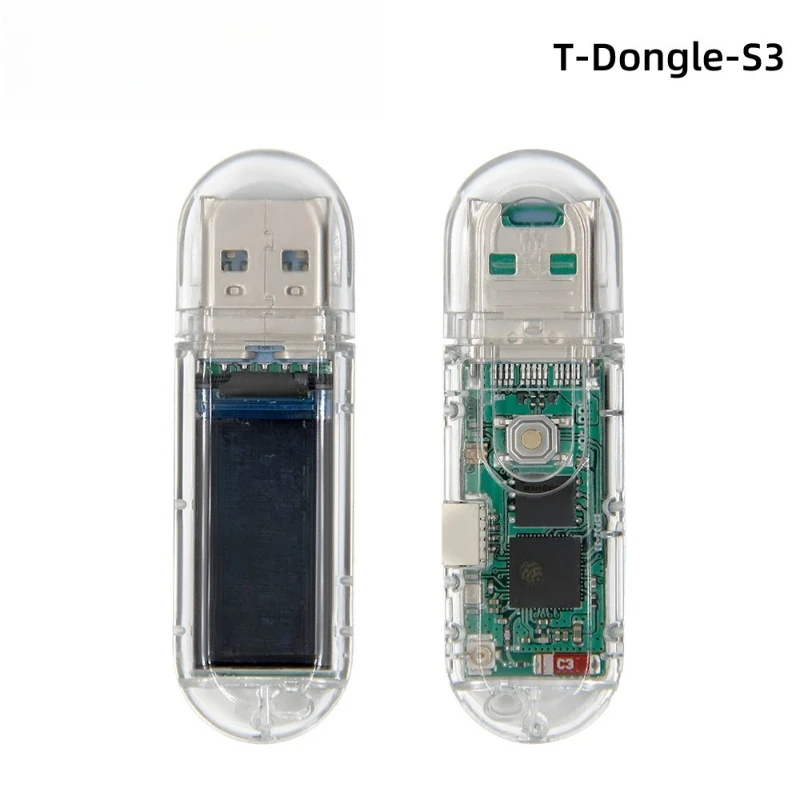 T-Dongle-S3 ESP32-S3 Development Board With Screen Dongle 0.96 inch ST7735 LCD Display Support WiFi Bluetooth TF Card