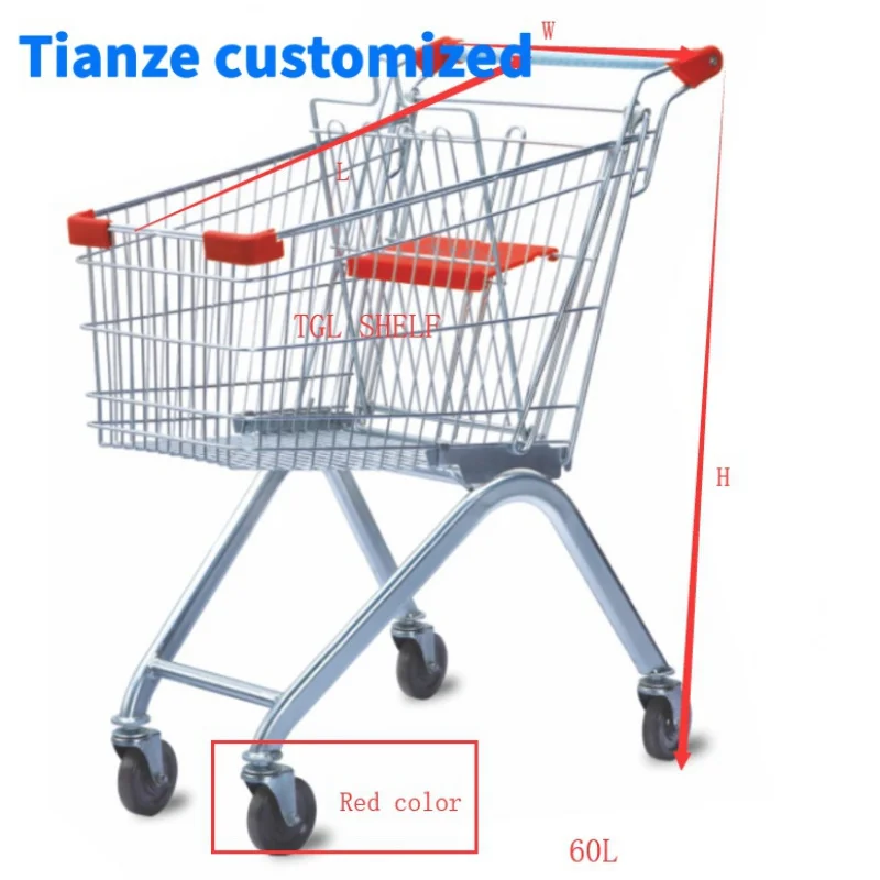 [Customized]Shopping trolley cart/grocery store trolley carrying children