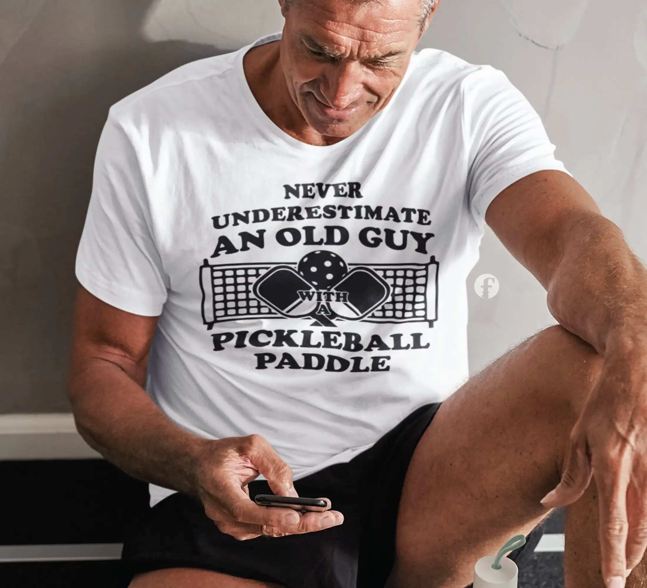 Never Underestimate Pickleball SVG Instant Digital Download PNG T Shirt Design