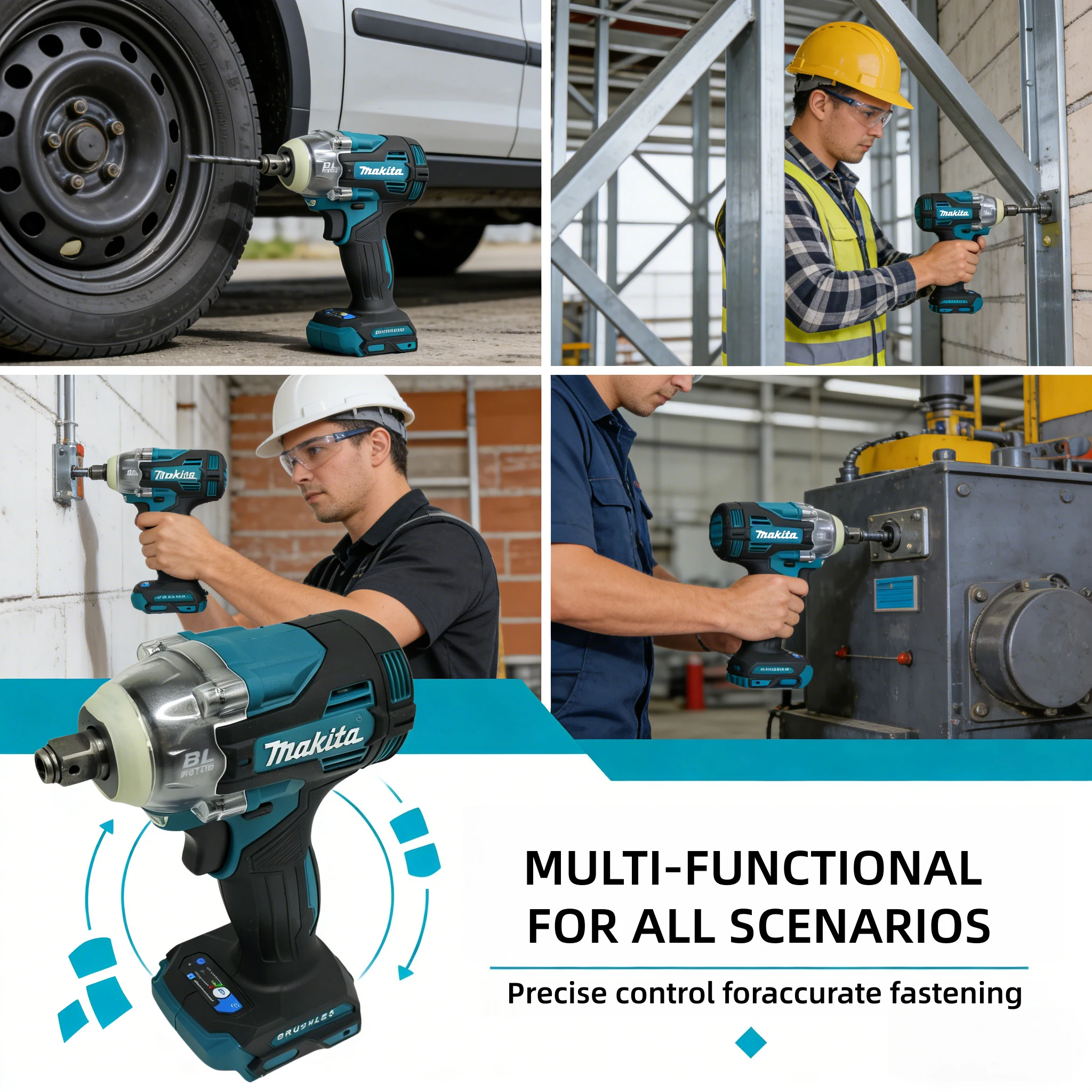 

Makita TW004G 18v Battery Screwdriver Machine Brushless Electric Screwdriver Rechargable Drill Driver Without battery