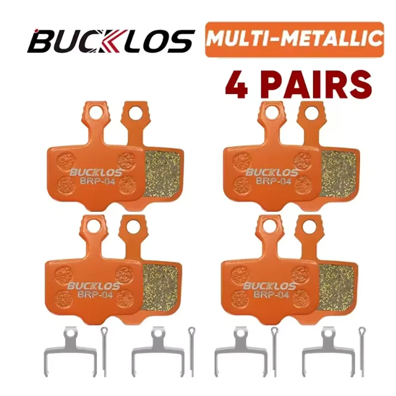 BUCKLOS Fahrrad-Scheibenbremsbeläge für SRAM Avid MTB Rennrad Hydraulische Bremsbeläge Langlebige Verschleißfeste Bremsbeläge Fahrradzubehör