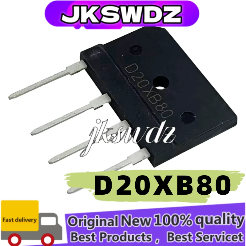 

5PCS 100% NEW D20SB80, D20XB80, GBJ2008 Induction Cooker Rectifier, bridge diode, dip