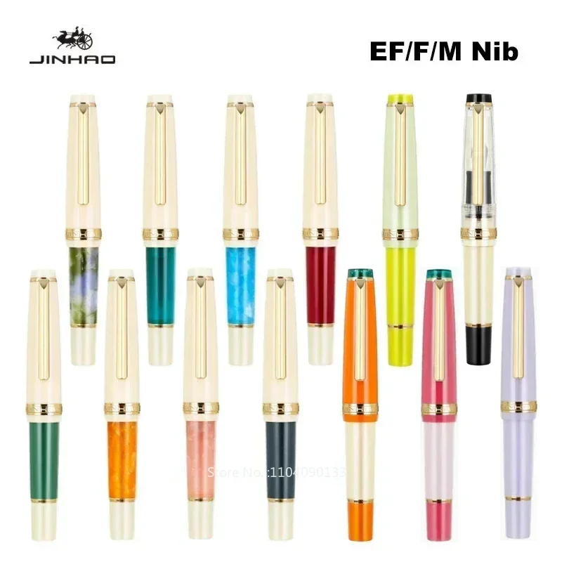 

Hot Jinhao 82 Mini Cute Short Portable Pocket Fountain Pen Students Acrylic Calligraphy Practice Writing Business Pen Gift