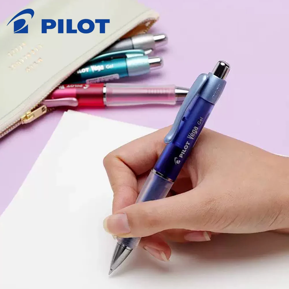 

Японская гелевая ручка PILOT Vega BL-415V, выдвижная роллерная ручка-роллер 0,7 мм, канцелярские принадлежности, офисные аксессуары, для школы