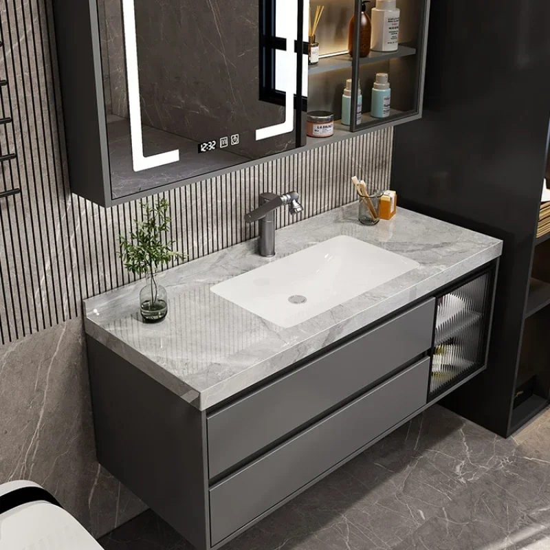 

For Bathroom With Sink Narrow Furniture Column Storage Closed Toilet Cabinet Washbasin Under The Medicine White Floor Kitchen