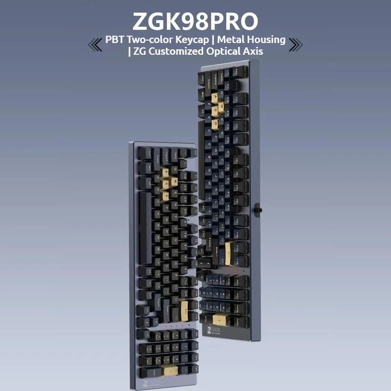 Zidli Zgk98 Gaming Hot Plug Mechanical Keyboard Pbt Two Color Keycap Internet Cafe Cf Esports Same Version Pubg Office Universal
