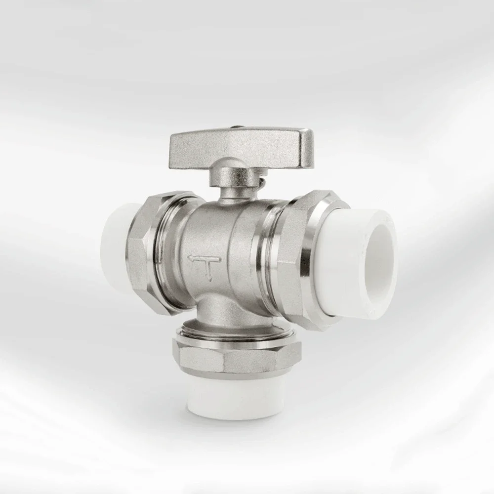 

20, 25, 32 мм, сварочная головка из PPR, никель-латунь, тройник, 3-ходовой шаровой клапан, регулирующий переключатель, сантехника, вода, пара