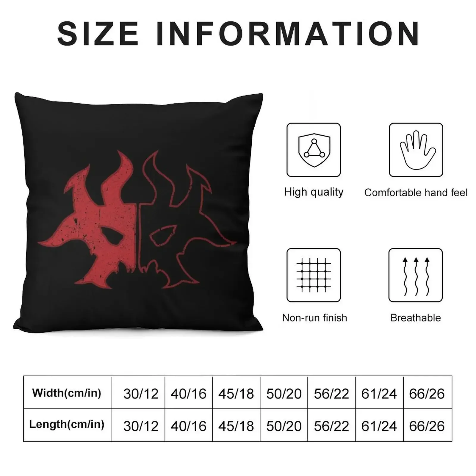 Cult of Rakdos Crest Throw Pillow home decor items Cushions pillow