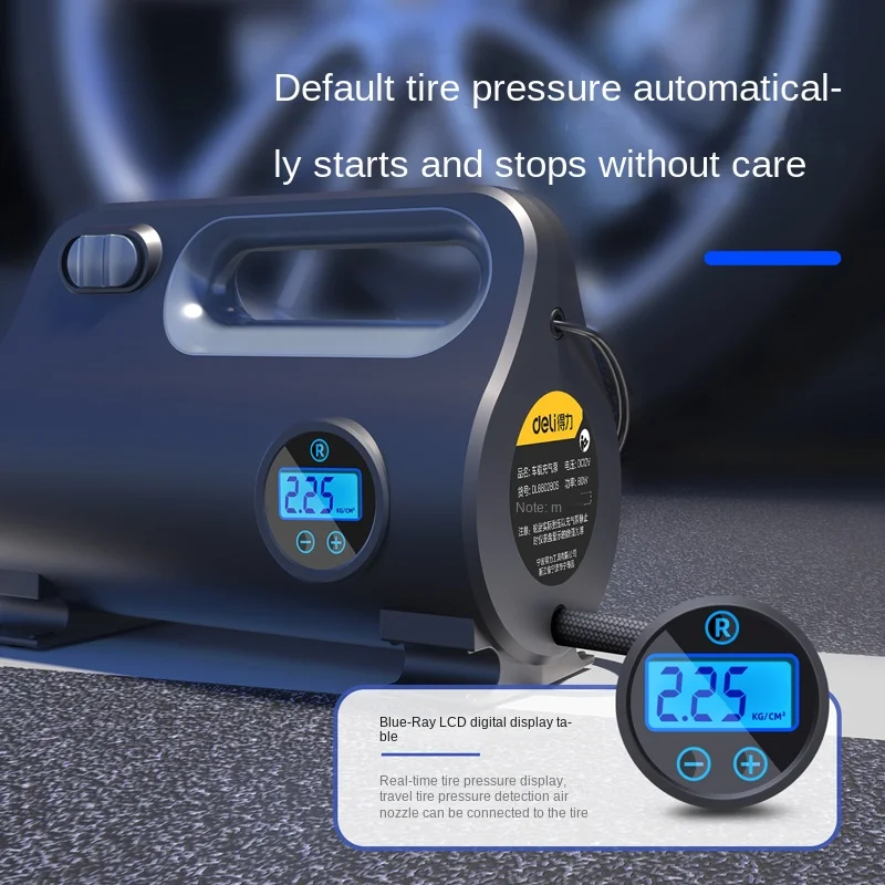 Digital Tire Inflator DC 12 Volt Car Portable Air Compressor Pump 150 PSI Car Air Compressor for Auto Car Motorcycles Bicycles