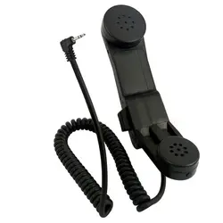 H250 Shoulder PTT Microphone 1 Pin 2.5mm Jack Handheld Speaker Mic for EM1000 MR356R T5100 T6320 SX700 Military Tactical Radio