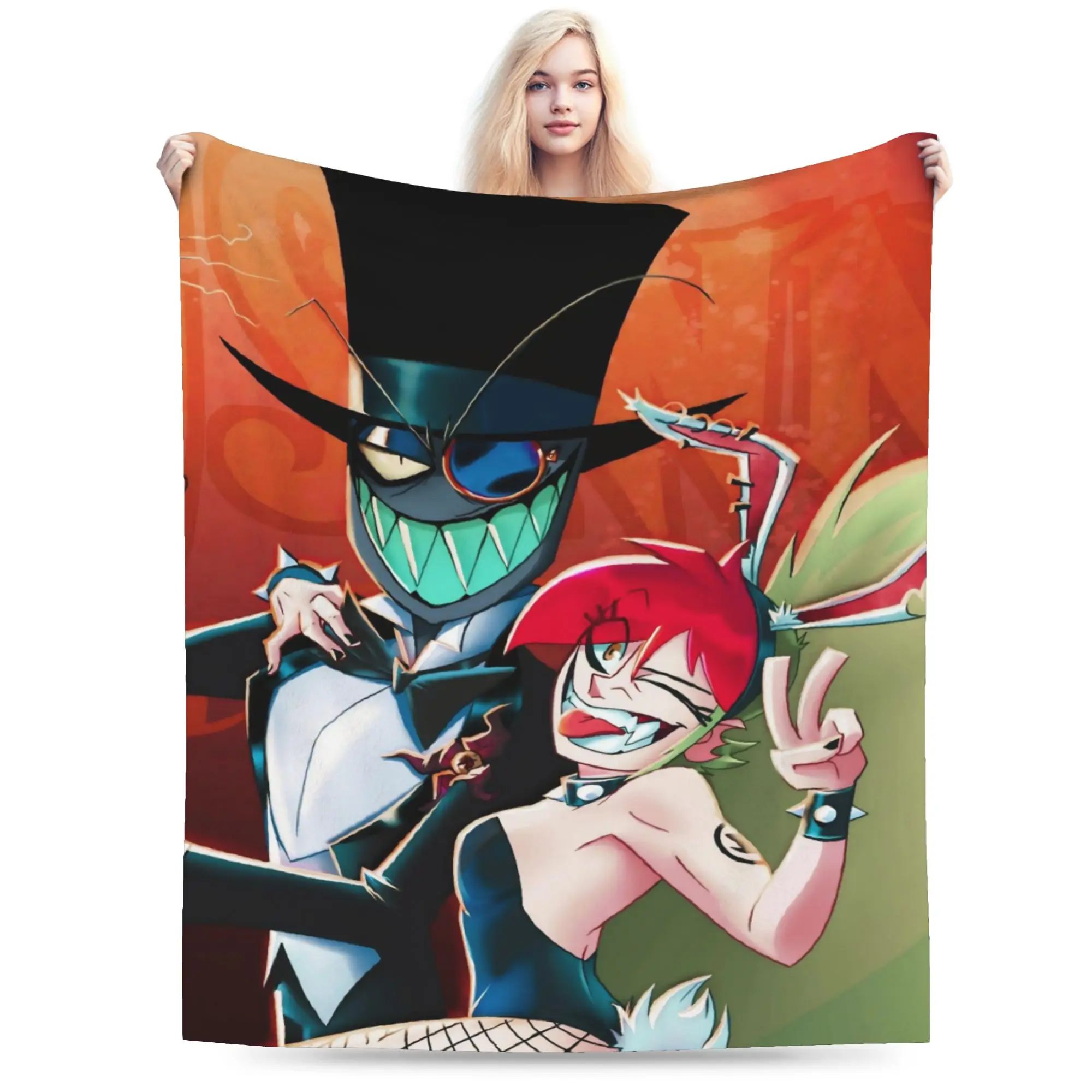 Villainous Comdy Blanket Multi-size Cozy and Lightweight  Throw Blankets for Sofa Couch and Bed
