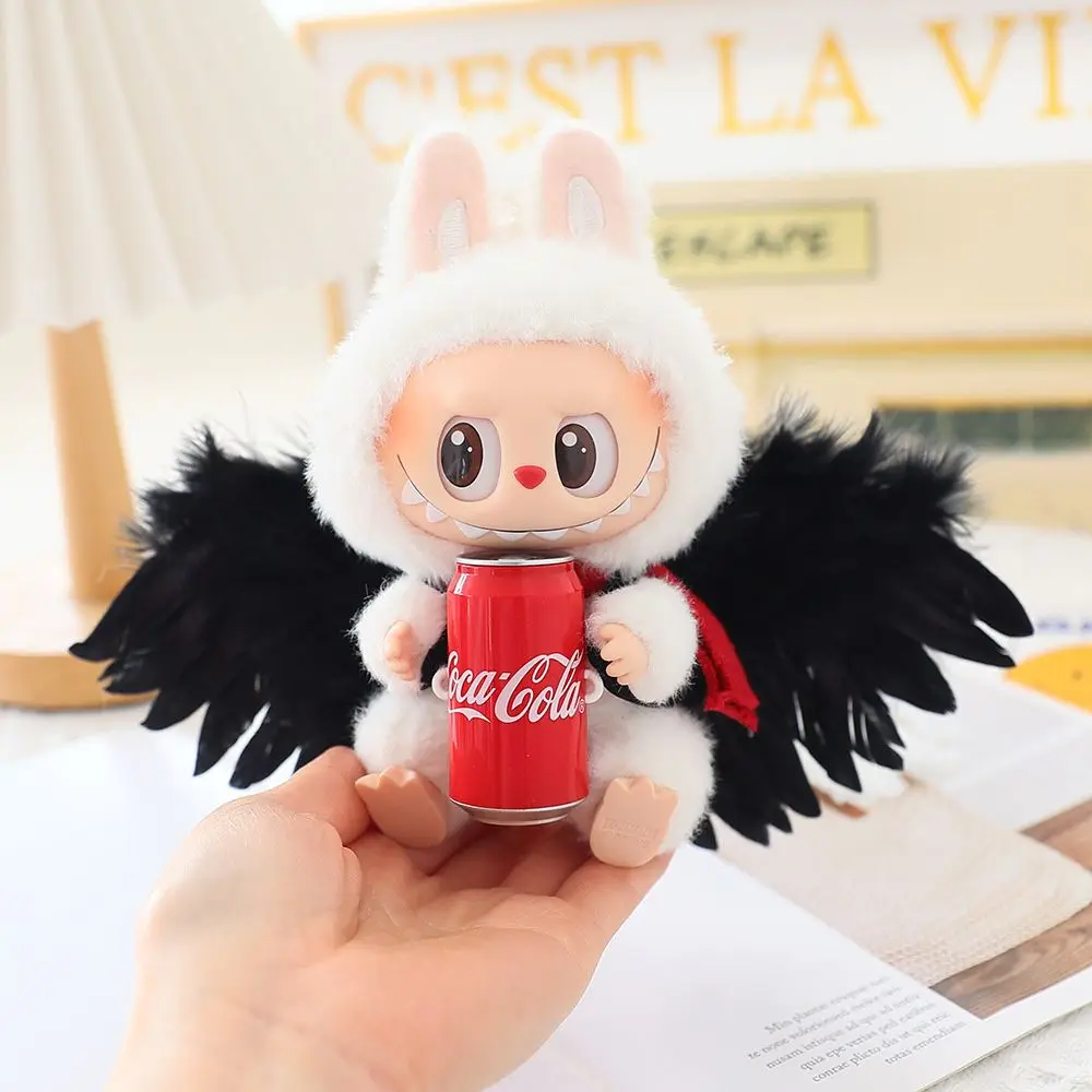 ملابس رجل الثلج من Labubu، قلادة من القماش الخشن، ملابس أطفال للحفلات، ملابس فقط