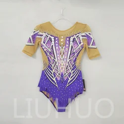 LIUHUO Rhythmic Gymnastics Leotard Competitive Cheerleading Performance For Children