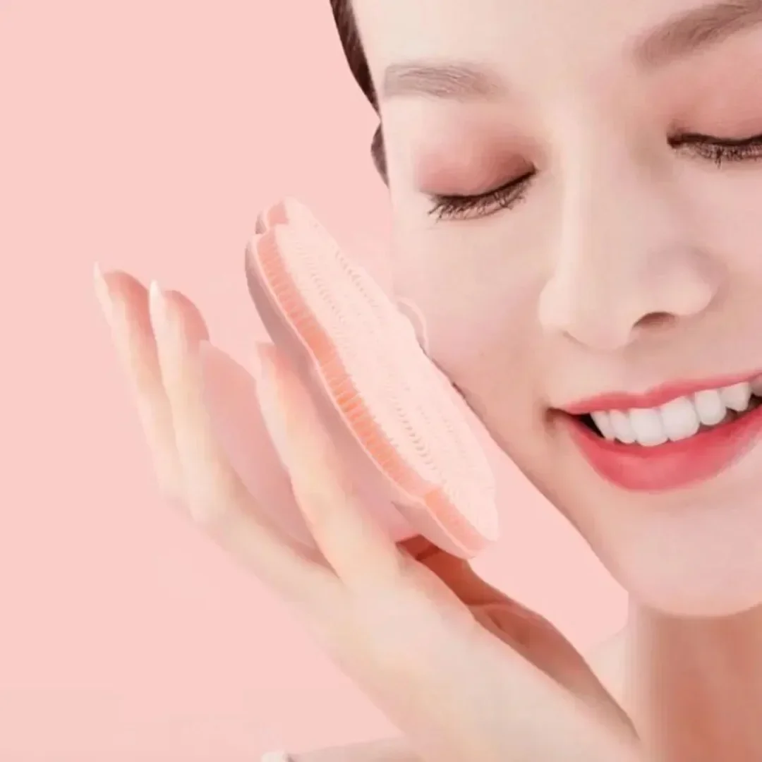 SPA Zachte siliconen gezichtsreinigingsborstel Scrubber Gezicht Diep schone Massage Gezichtsscrubborstel Gezichtsreiniger Gezichtsreinigingsborstels