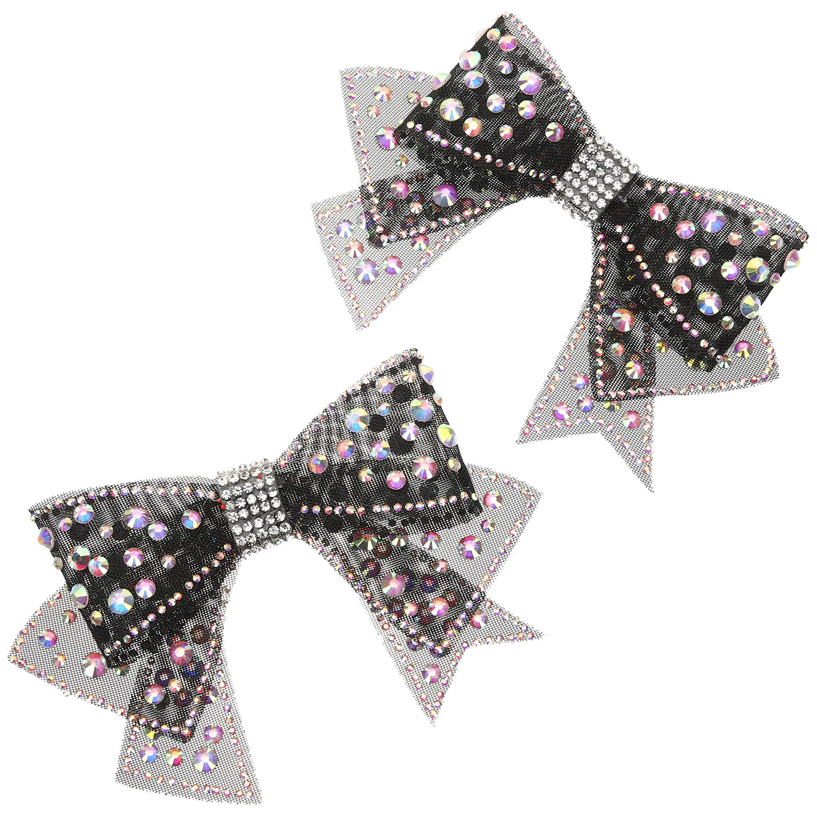 2Pcs Rhinestone Crystals Bow Shoe Decor Transform Shoes Stunning Appearance Women DIY Accessories Shoes Bow