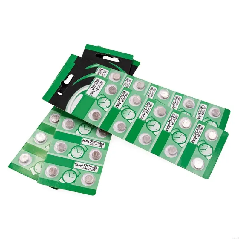 270b 10pcs20pcs عالية السعة Ag11 Lr721 زر لبطاريات الساعات الحاسبة