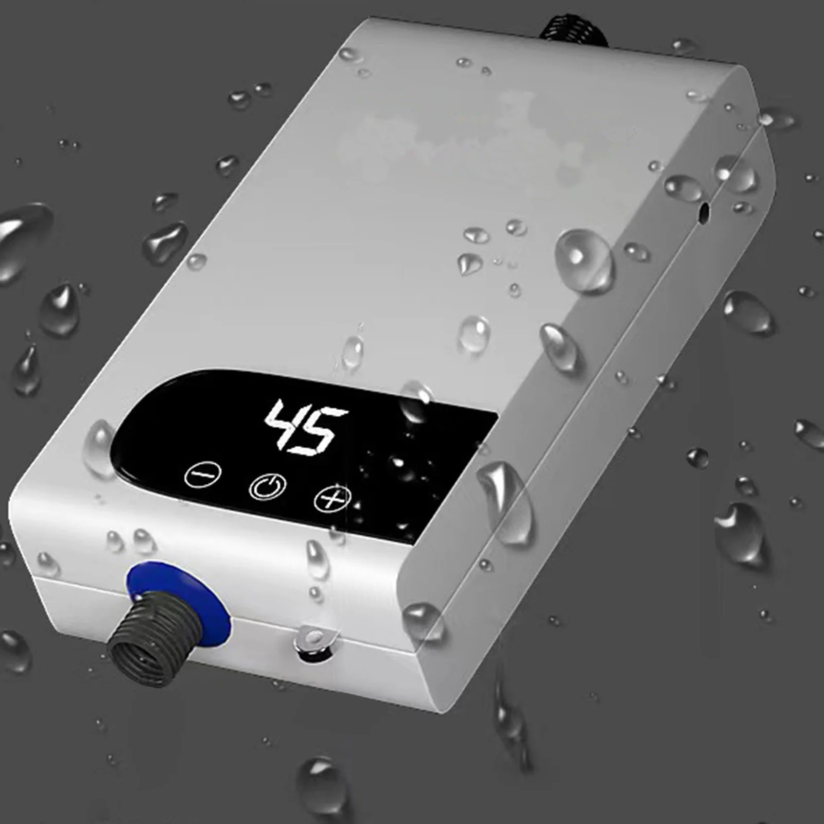 Aquecedor de água elétrico sem tanque 4500W Aquecedor de chuveiro quente instantâneo para pia de banheiro