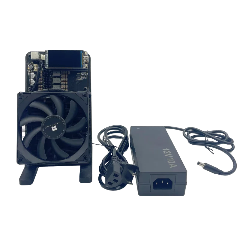 Solo Miner NerdQAXE++ 4.8T BTC Miner For Home Silent Machine 75W BM1370 Miner