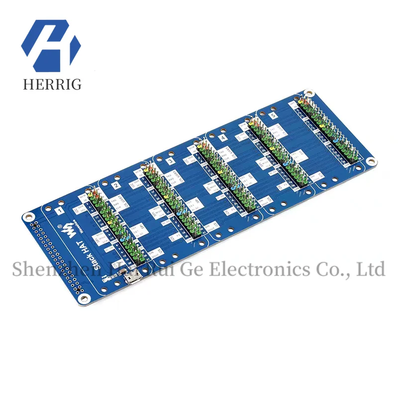 

MicroSnow Raspberry Pi 4B/3B/Zero W Serial Expansion Board Module IO Interface Board USB External Power Supply