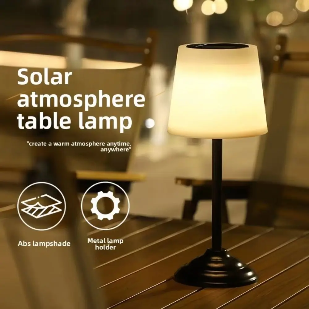Creative LED Solar Table Lamp Dimmable Adjustable Color Temp Solar LED Table Lamp Touch Control Portable Solar Table Lamp