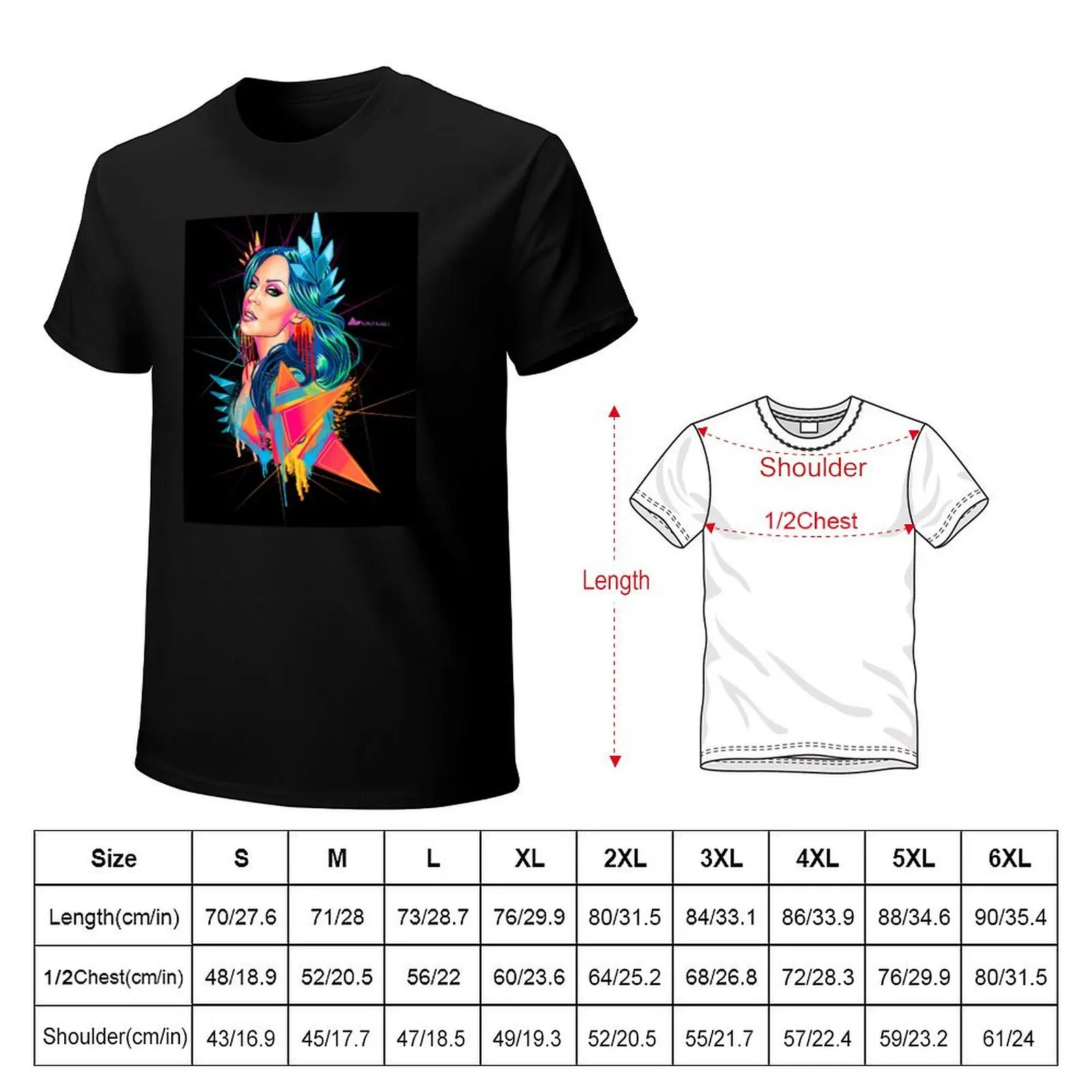 Kylie Minogue Neon Goddess T-Shirt man graphic t shirt T-Shirt