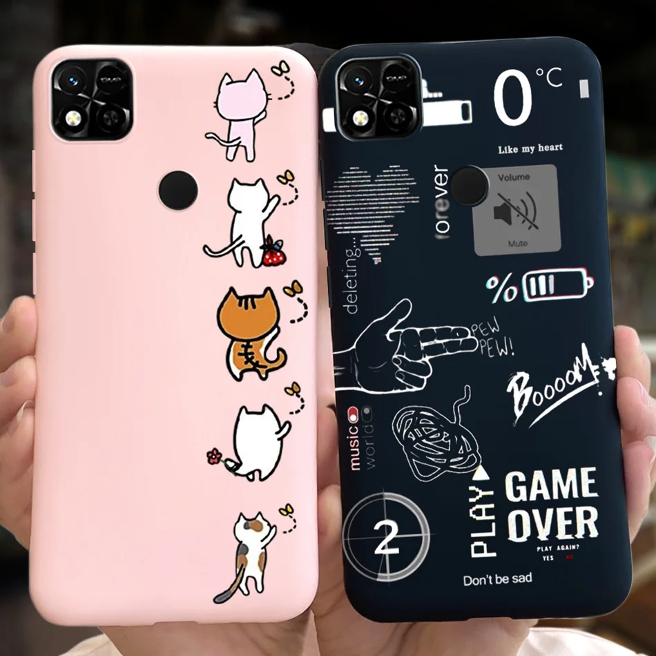 For Xiaomi Redmi 10A Case Cute Pattern Macaroon Silicone Soft Cover For Redmi 10A 10 A Sport Phone Case Redmi10A Coque 6.53\