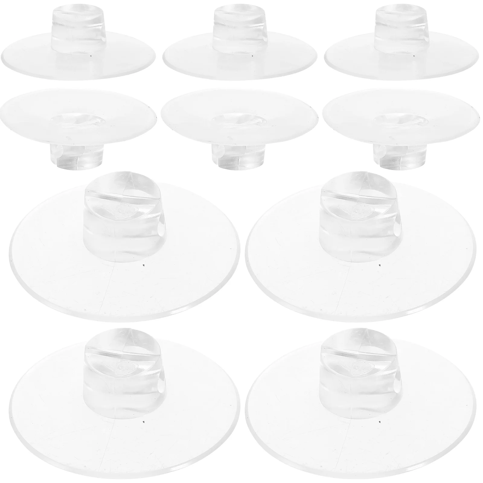 43mm Clear Suction Cup Clips Strong Vacuum Door Window Sucker Clamp Silicone Wire Cable Holders