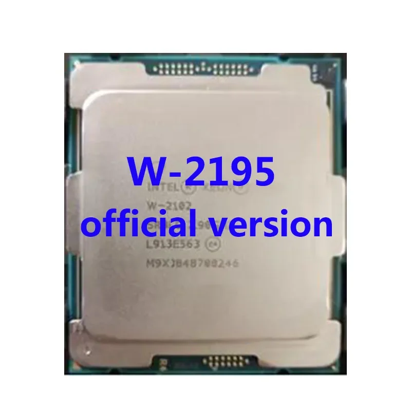 W-2195 CPU ChatGpt W-2195 18C/36T 2.3GHZ CPU Processor LGA-2066 140W Socket For C422 Motherboard