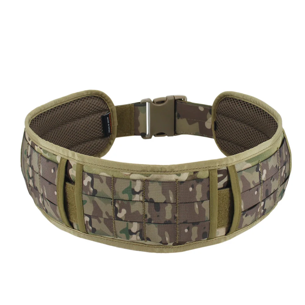 1000D Nylon Tactical Molle Waist Belt Airsoft Training Waistband Hunting Paintball Waist Belt