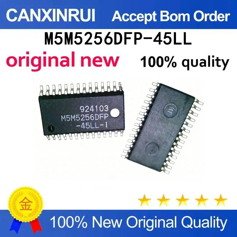 5pcs-100pcs）brand-new-original-m5m5256dfp-45ll-27c256b-45xf1-spot-chip