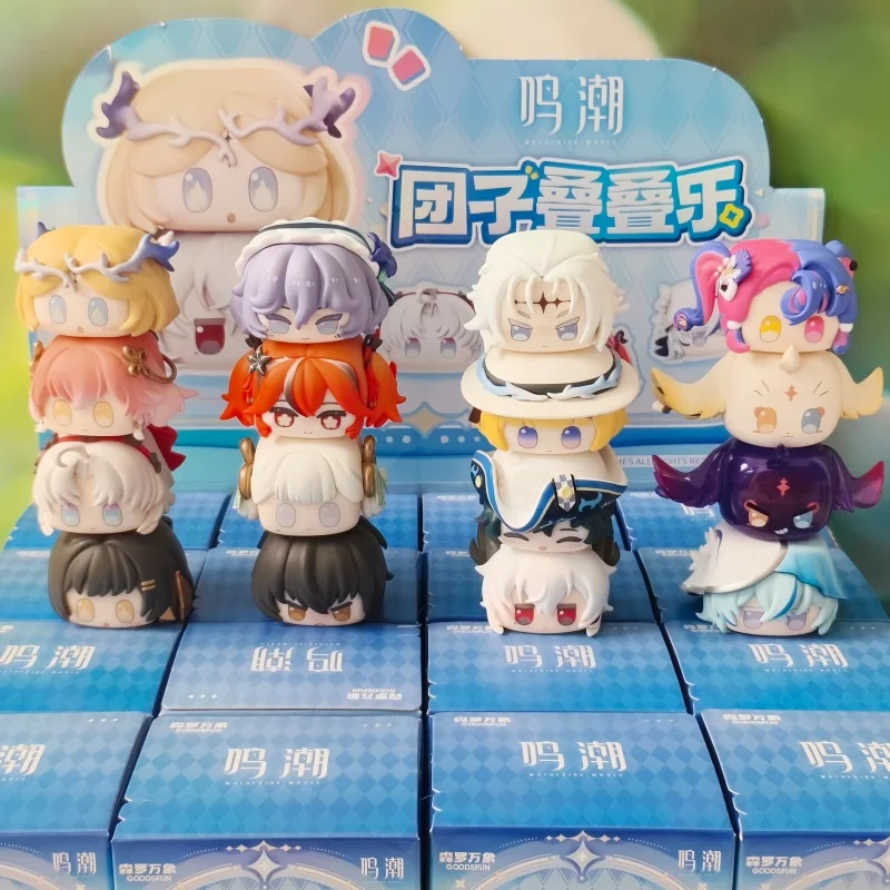 

Новый оригинальный Goodsfun Wuthering Waves, клецки, штабелирование, слепая коробка, кукла из бисера Moe, Cartethyia, загадочная коробка, Jiyan Cantella, подарочная игрушка