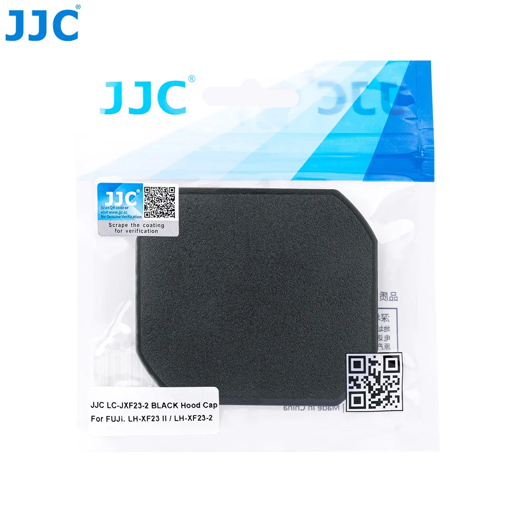JJC tutup tudung lensa cocok untuk Fujifilm LH-XF23 II / LH-XF23-2 tutup lensa melindungi elemen depan lensa dari kelembaban debu