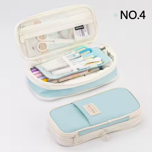 Creative pencil case Large Capacity Double Layers CPC Certification Safe Material School case Pouch Stationery for Girls - Image 11